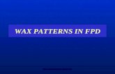 Wax patterns in fpd/ dentistry course in india
