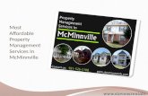 Most affordable property management services in mc minnville