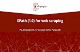 XPath for web scraping