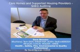 Care Home and Supported Housing (SHEQ Auditing)   august 2016