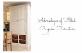 Advantages of Fitted Bespoke  Furniture