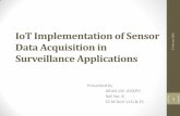 IoT Implementation of Sensor Data Acquisition in Surveillance Applications - redacted