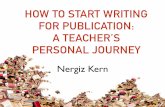 How to start writing for publishing: a teacher's personal journey