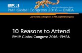10 Reasons to Attend- PMI® Global Congress 2016—EMEA