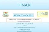 HINARI : How to access