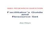 8002 Research Project Faciltator Manual