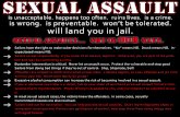 Sexual Assault Prevention Poster
