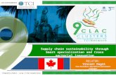 TCILatinAmerica16 Supply chain sustainability through Smart specialization and Cross sectorial innovation