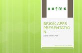 Briok apps  presentation
