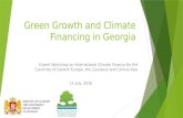 Green Growth and Climate Financing in Georgia