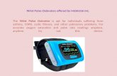 Wrist pulse oximeters offered by medkiosk inc.