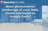 Render your Tekla Structures model with SketchUp