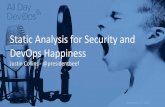 Static Analysis For Security and DevOps Happiness w/ Justin Collins