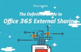The Ultimate Guide to Office 365 External Sharing