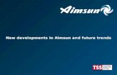 New developments in Aimsun and future trends