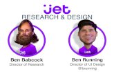 Research for Design at Jet.com // Benjamin Running & Ben Babcock, Jet [FirstMark's Design Driven]