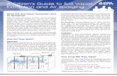 A Citizen's Guide to Soil Vapor Extraction and Air Sparging