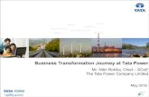 Enabling business transformation by Nitin Rohilla Project Saarthi - Tata Power May 2016