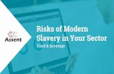 Risks of Modern Slavery in Your Sector: Food & Beverage