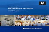 ANNUAL REPORT Department of Pharmacy