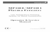 MP1100/MP1101 Plasma Freezers - Helmer Scientific