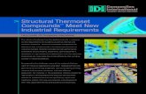 Structural Thermoset Compounds Meet New Industrial Requirements