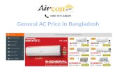 General ac price in bangladesh