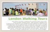 Walking Tours of London