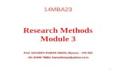 Research methods module 3