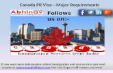 Canada Immigration visa—major requirements and processing