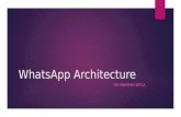 WhatsApp architecture