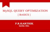 MySQL Query Optimization (Basics)