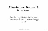 Aluminium doors and Windows