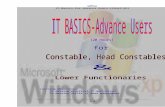 IT Basic Advance course for constables