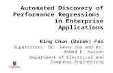 Automated Discovery of Performance Regressions in Enterprise Applications