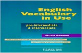 Cambridge   english vocabulary in use - pre- & intermediate 1997