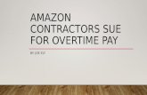 Amazon Contractors Sue for Overtime Pay