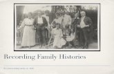 Recording family histories
