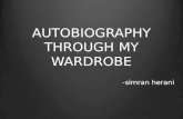 Autobiography through my wardrobe