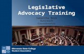 Legislative Advocacy Training