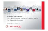 FIA16: Leonardo Aircraft Division: M-346 programme - the dual role concept