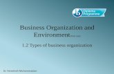 Types of organizaton