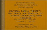 CULTURAL FAMILY THERAPY: The Theory and Practice of Cultural Psychiatry with Families