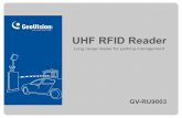 GeoVision UHF Long Range Reader for Parking Lots