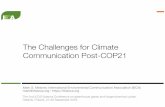 The Challenges for Climate Communication Post-COP21