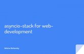 asyncio stack for web-development