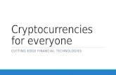 Cryptocurrencies for Everyone (Dmytro Pershyn Technology Stream)