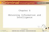 Chapter 6 - Obtaining Information and Intelligence