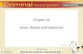 Chapter 16 - Arson, Bombs and Explosives