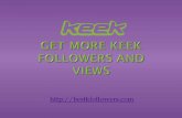 How can you get more followers on keek for free